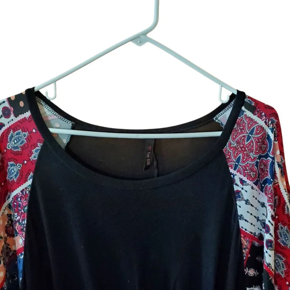 Boho Hippie Festival‎ Top Girl Kimono Sleeve Blouse Large